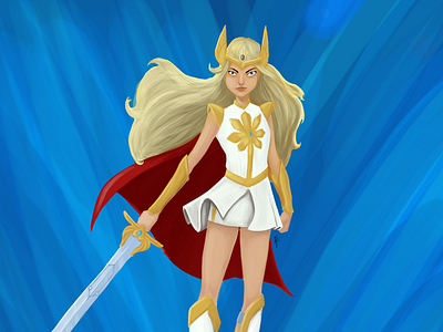 She-Ra Princess of Power animation cartoon digital art digital illustration digital painting digital portrait fan art princess of power she ra