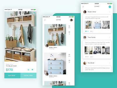 Home Decoration App e commerce platform home app share market ui 家装 应用 颜色