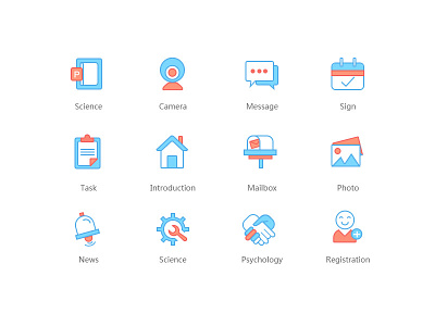 Learning Platform Icon Set