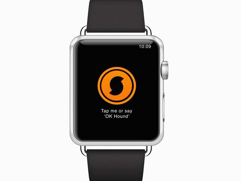 Music Player apple watch mockup apple watch design daily ui 009 after effects after effect ux prototype animation prototype apple watch soundhound app dailyui ui ux ui