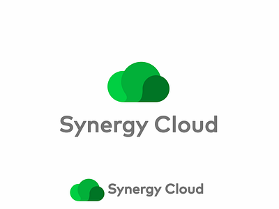 Logo Synergy Cloud branding design graphic design logo logo redesign