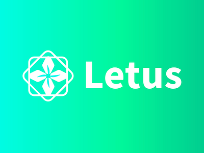 Letus Logo app design branding cleantech design graphic design icon illustration landing page logo plant typography ui uidesign userinterface