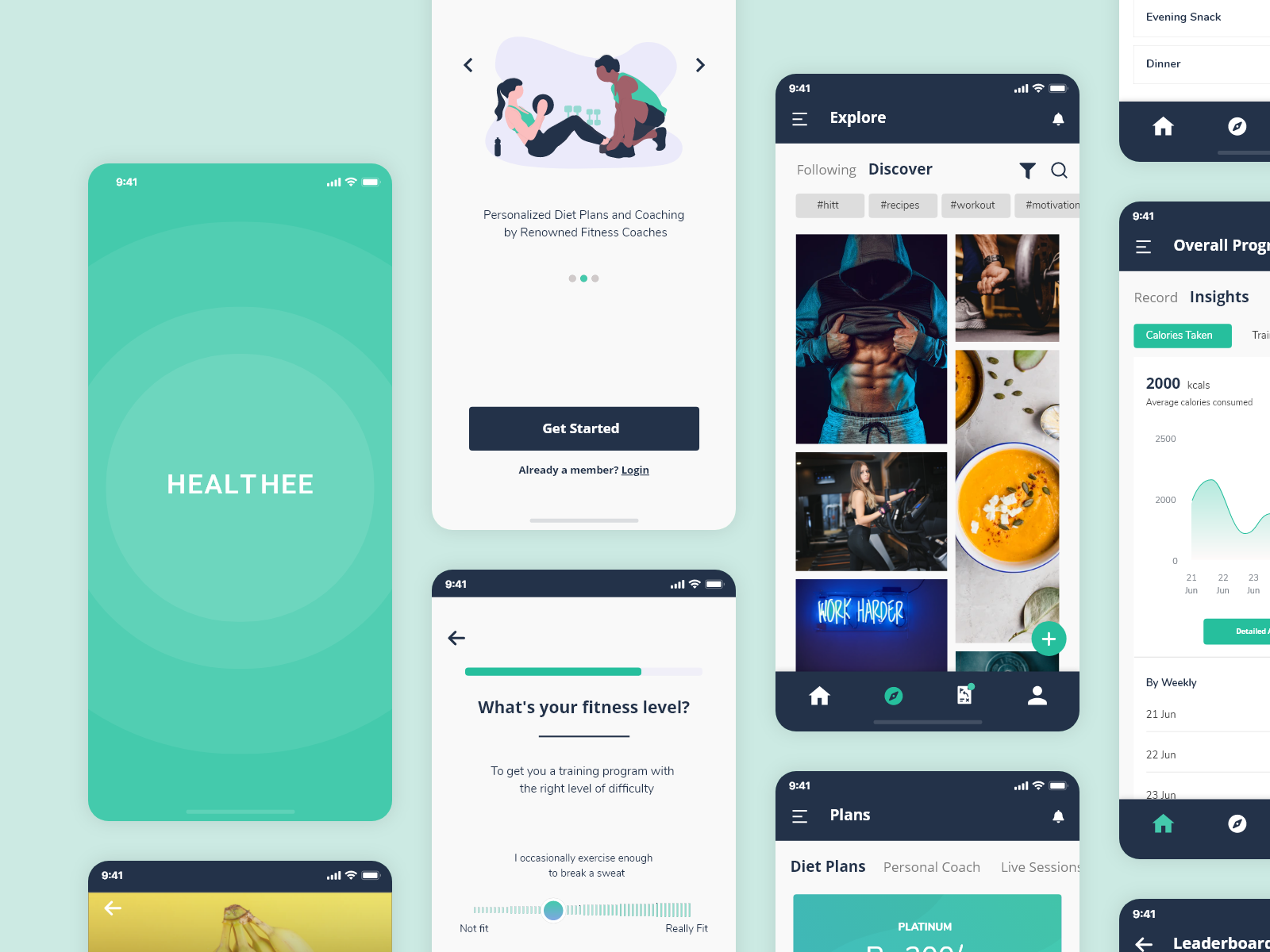 Healthee - App Concept by Nitin Singhal on Dribbble