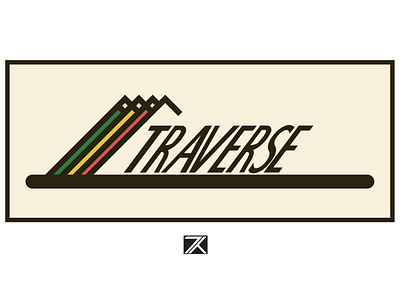 Daily Logo Challenge day 8: Traverse. illustration logo