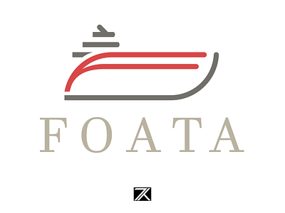 Logo for Foata Yachts. branding design icon illustration logo logotype type vector
