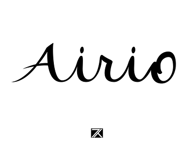 Airio logotype. design hand lettering illustration logo logotype type typography vector