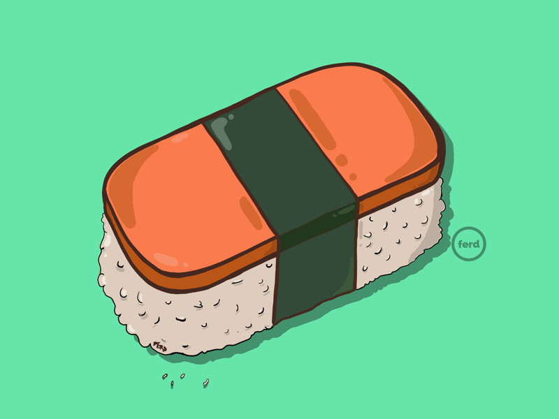 Spam Musubi by Adam Patterson on Dribbble