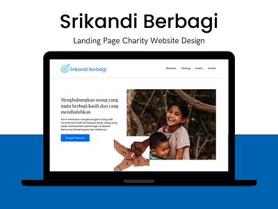 Landing Page Charity Website Design landing page ui design ui website website design