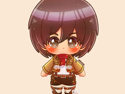 Mikasa Ackerman from Shingeki No Kyojin FANART