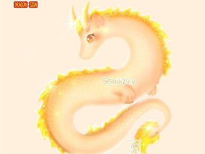 Dragon Sign - Chinese Zodiac Kawaii adorable adorable lovely artwork chinese concept creative cute art design digitalart illustration kawaii zodiac