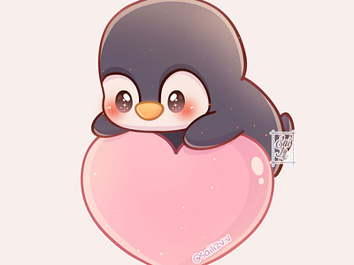 Lovely penguin CHIBI by Sai Liz on Dribbble