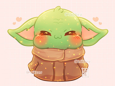 Baby Yoda Chibi Fan Art