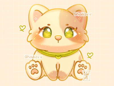 Neko Nekito Kawaii by sailizv.v by Sai Liz on Dribbble