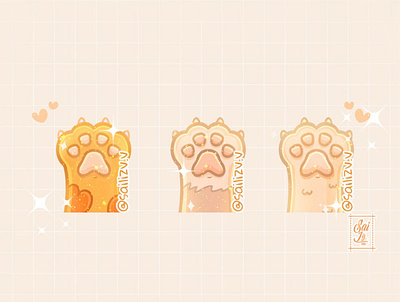 Cat paws by sailizv.v adorable adorable lovely artwork concept creative cute art design digitalart illustration