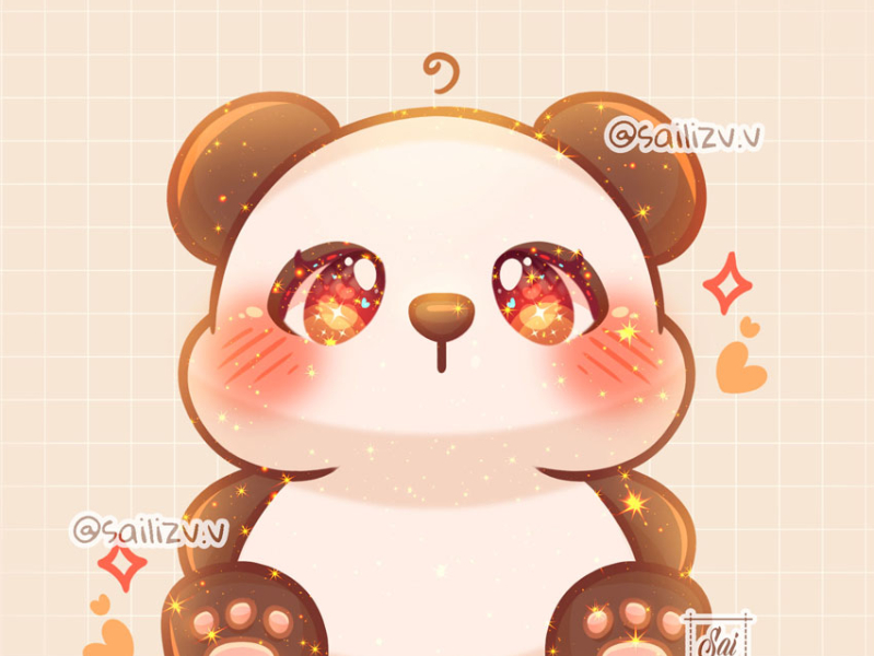 550 Anime Panda Bear Illustrations RoyaltyFree Vector Graphics  Clip  Art  iStock