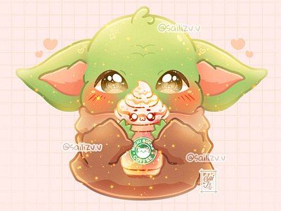 Grogu Kawaii - Star Wars! by sailizv.v