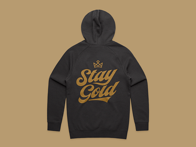 Stay Gold Hoodie apparel gold graphic design hoodie stay gold