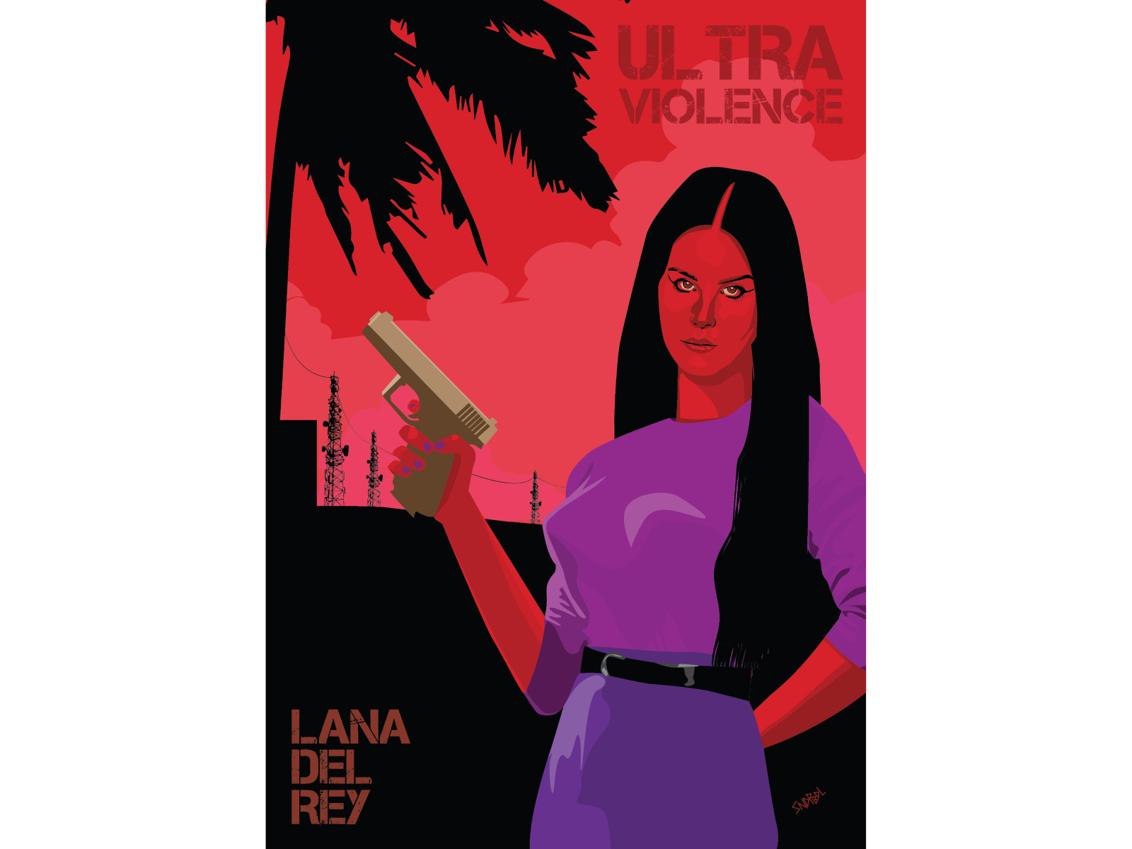 ultraviolence lana del rey album cover