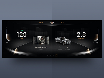 Cadillac HMI Concept Design