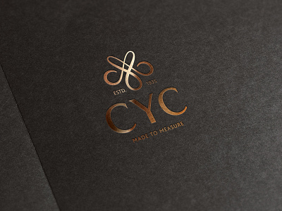 CYC Menswear - Branding bespoke branding design logo luxury menswear