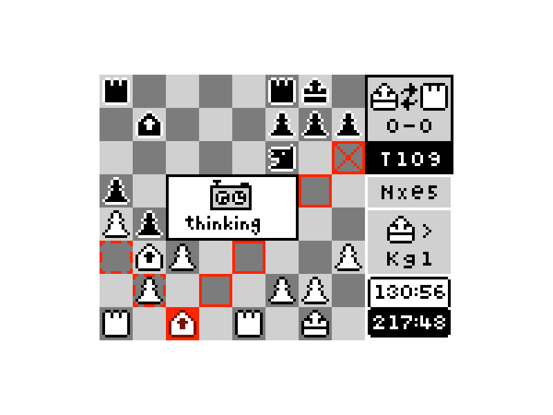 Tiny Chess UI Exploration #1 animation pixel