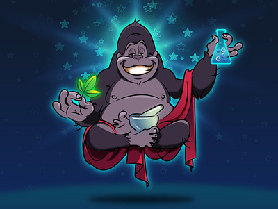 gorilla mascot artwork character characterdesign illustration mascot