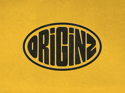 ORIGINZ - Logo design branding design digitalart graphicdesign handlettering kendama lettering logo logotype photoshop textures type typography vintage