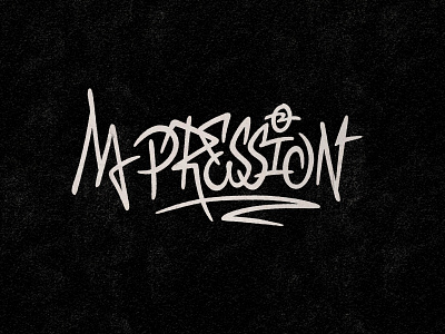 M-Pression 20 - Logo designs artist design digitalart graphicdesign handdrawn handlettering lettering logo logotype music photoshop procreate textures type typography