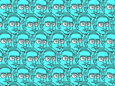 Hello! branding cartoon design graphicdesign illustration illustrator pattern pattern art pattern design self portrait selfie vector