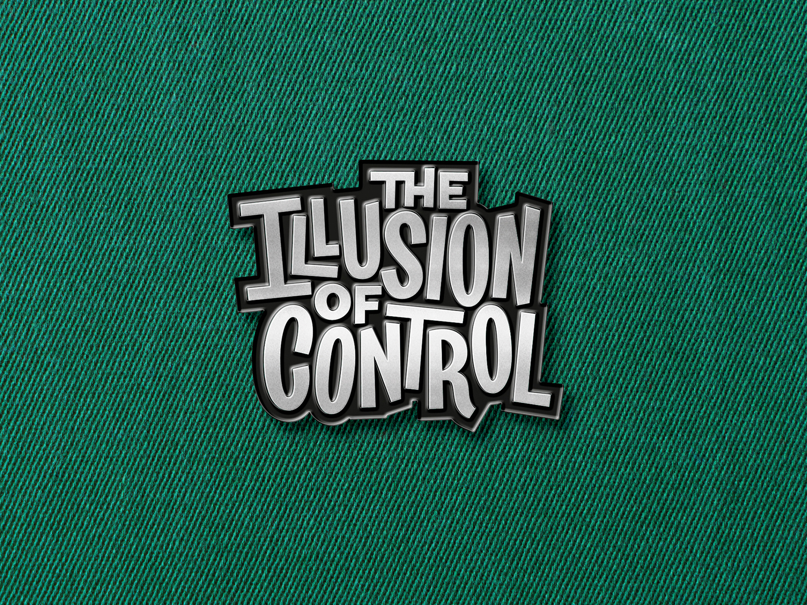 The Illusion Of Control - Pin Mock Up by Thom Niessink on Dribbble