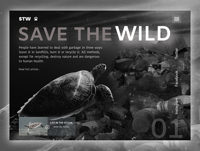 save nature design logo ui ux дизайн