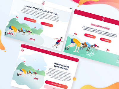 FHC demo for AIA branding illustration landing page