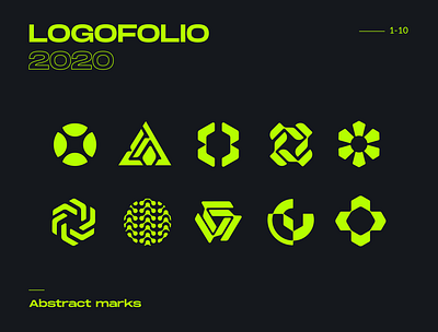 Logofolio 2020 - Abstract marks abstract brand brandidentity branding dbworkplay icon logo logocolleciton logodesigner logofolio logomark logos logosymbol mark symbol visualidentity