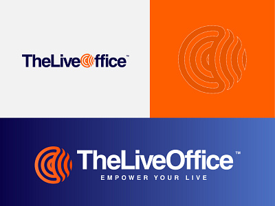 The Live Office brandidentity branding dbworkplay design logo logodesign logodesigner logomark symbol type visualidentity