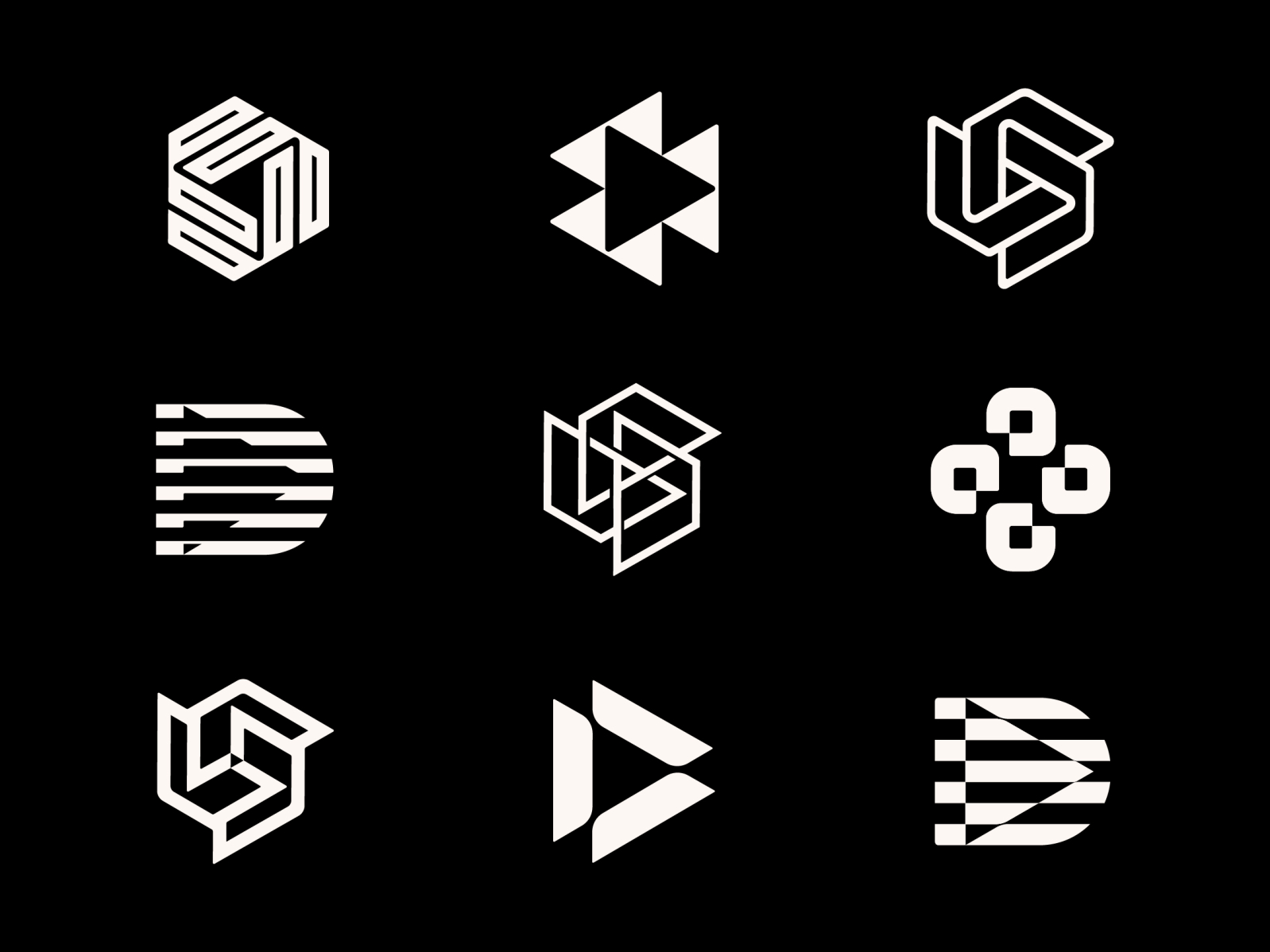 Abstract logo collection by Davor Butorac on Dribbble