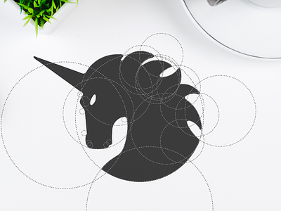 Unicorn Gridding branding design icon illustration logo logomark symbol vector visual identity