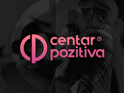 Centar pozitiva branding design icon illustration logo logomark symbol vector visual identity