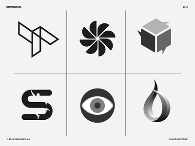 Logofolio 2018 close up branding design icon illustration logo logomark symbol type vector visual identity