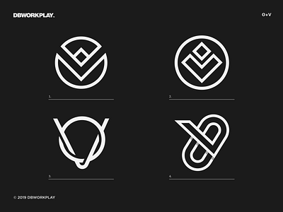 O+V + Band branding design icon illustration logo logomark symbol vector visual identity