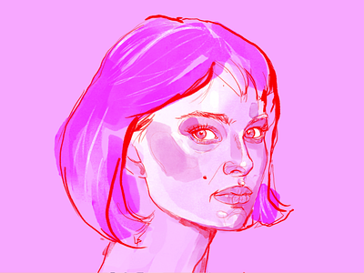 Natalie | Closer art beauty colors concept digitalpainting drawing illustration magdalenaszklarczyk photoshop portrait woman