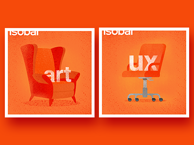 Isobar art branding colors concept design digitalpainting drawing icon illustration photoshop typography ui ux vector