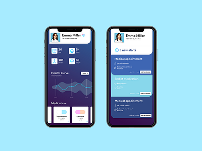 DailyUi #005 - User Profile app branding collect ui design flat type ui uicollect uipractice ux vector web