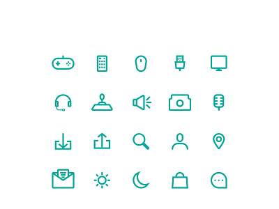 Basic Outline Icon branding design flat icon minimal vector