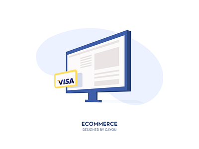 #5 Solutions: ECOMMERCE card computer design digital ecommerce illustration illustrator shopping sketch webdesign