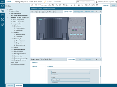 TIA Portal ethical redesign ui ux ux design xd