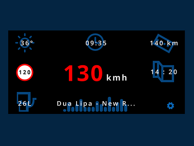 Daily UI :: 034 Car Interface