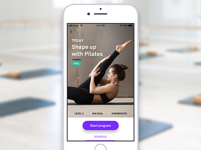 Daily UI 062 - Workout of the day 062 app daily 100 challenge daily challenge daily ui dailyui ios mobile mobile app sketch ui ui challenge ui interface workout workout of the day