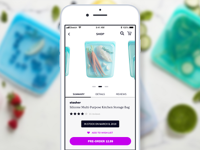 Daily UI 075 - Pre-order 075 app daily 100 challenge daily challenge daily ui dailyui ios mobile mobile app pre order sketch ui ui challenge ui interface