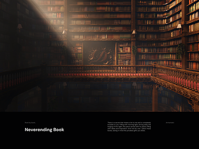 Neverending Book 3d 3d art branding cinema4d design graphic design graphics illustraion redesign story storytelling ui design uiux