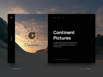 Continent Pictures | Website design